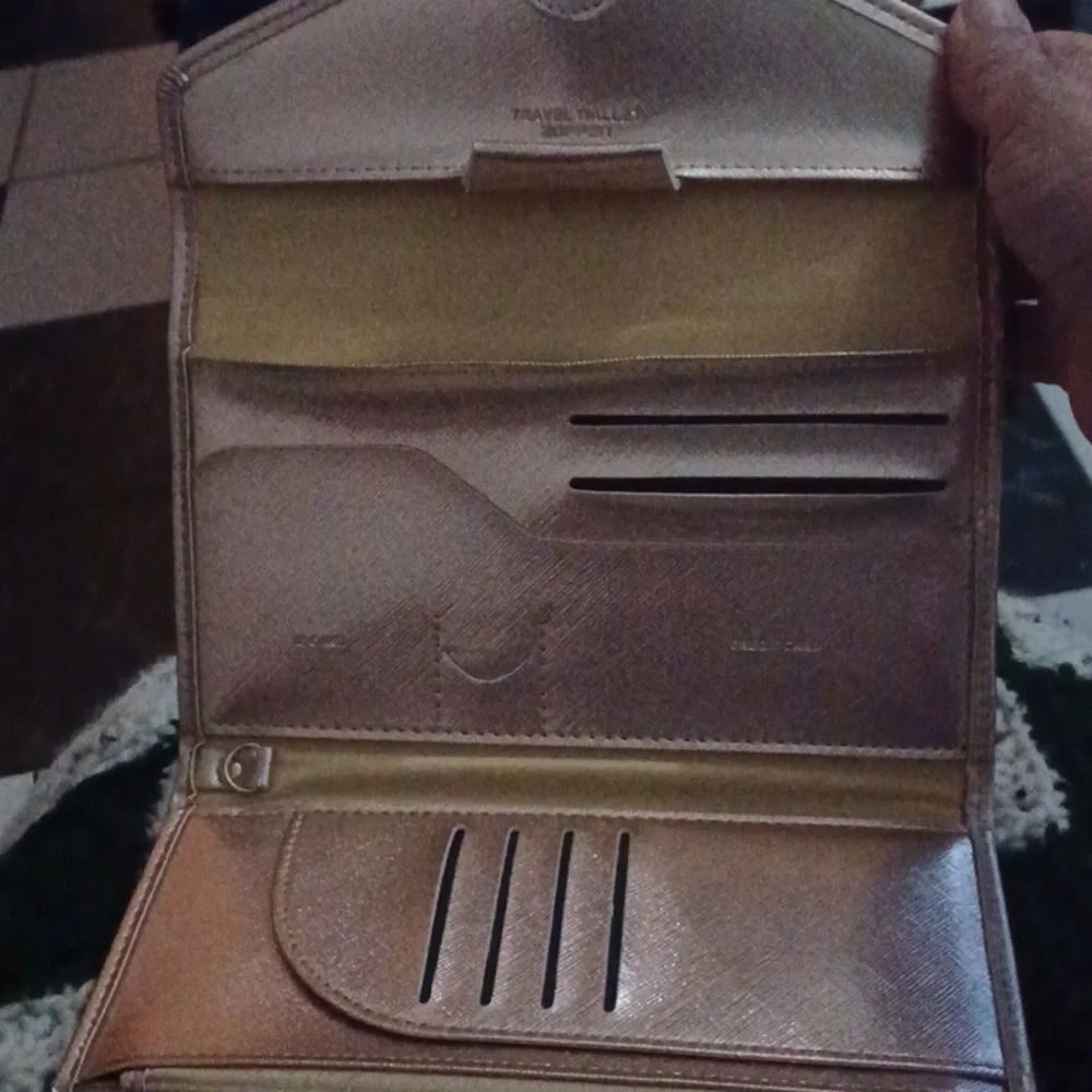 Zoppen travel passport wallet Ver. 4 rose gold.